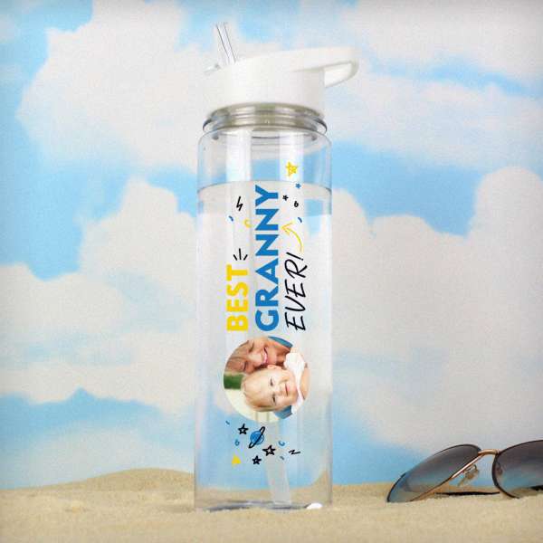 (image for) Personalised Best Ever Photo Upload Water Bottle - Click Image to Close