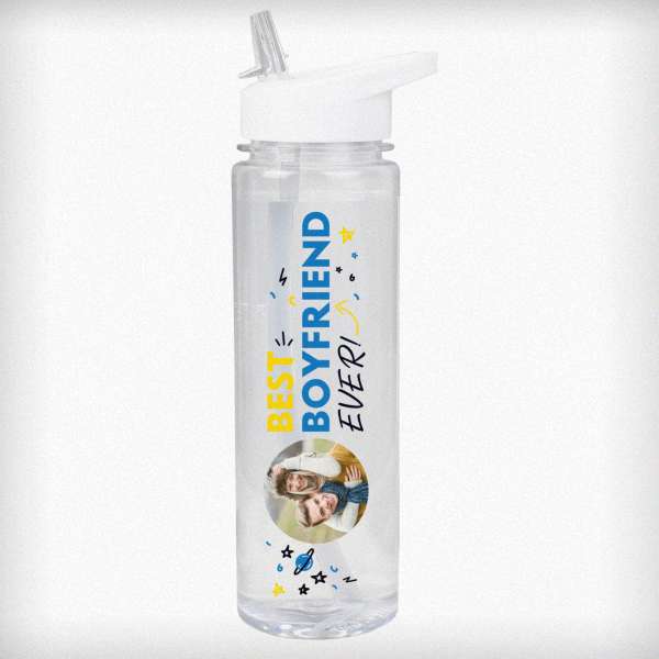 (image for) Personalised Best Ever Photo Upload Water Bottle - Click Image to Close