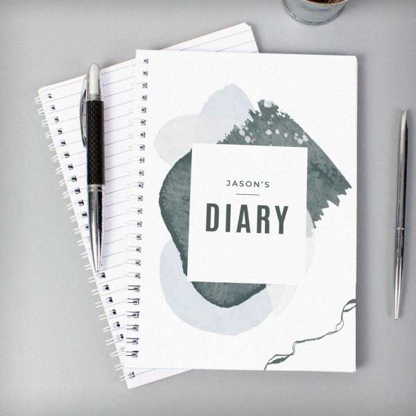 Modal Additional Images for Personalised Abstract A5 Diary