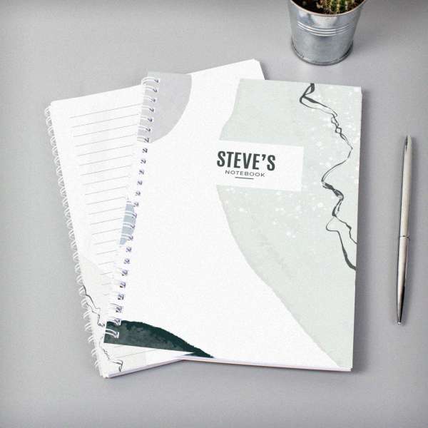 (image for) Personalised Abstract A5 Notebook - Click Image to Close