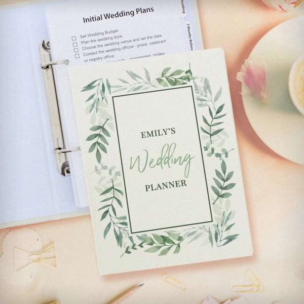 (image for) Personalised Botanical Wedding Planner - Click Image to Close