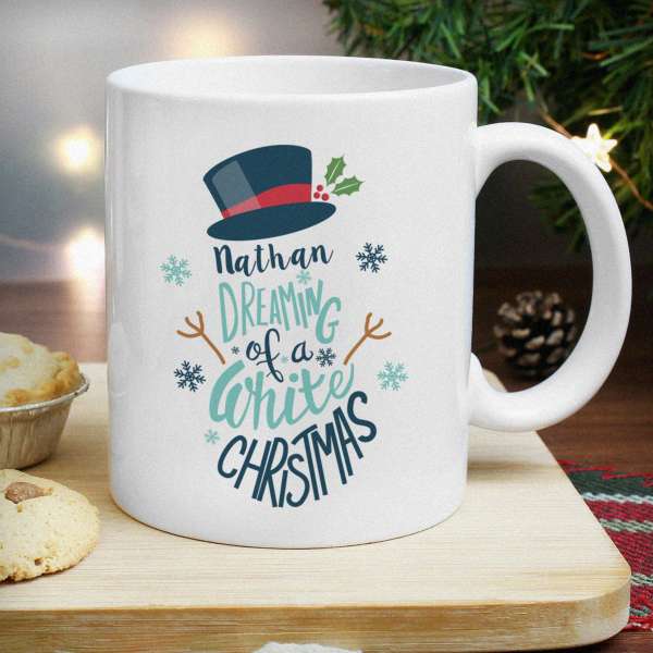 (image for) Personalised White Christmas Mug