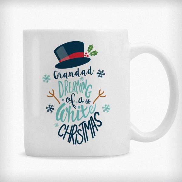 Modal Additional Images for Personalised White Christmas Mug