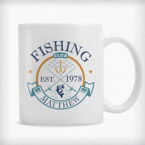 Modal Additional Images for Personalised Fishing Club Mug