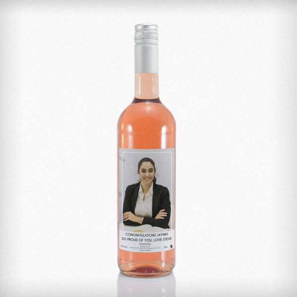 Modal Additional Images for Personalised Photo Upload Rose Wine