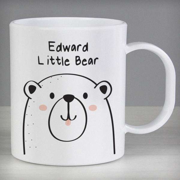 (image for) Personalised Little Bear Plastic Mug - Click Image to Close