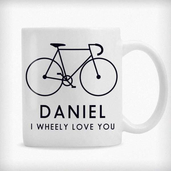Modal Additional Images for Personalised I Wheely Love You Bike Mug