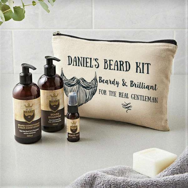 (image for) Personalised Beardy & Brilliant Beard Kit - Click Image to Close