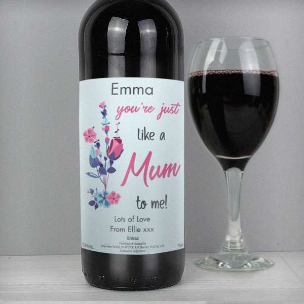(image for) Personalised Just Like A Mum Red Wine