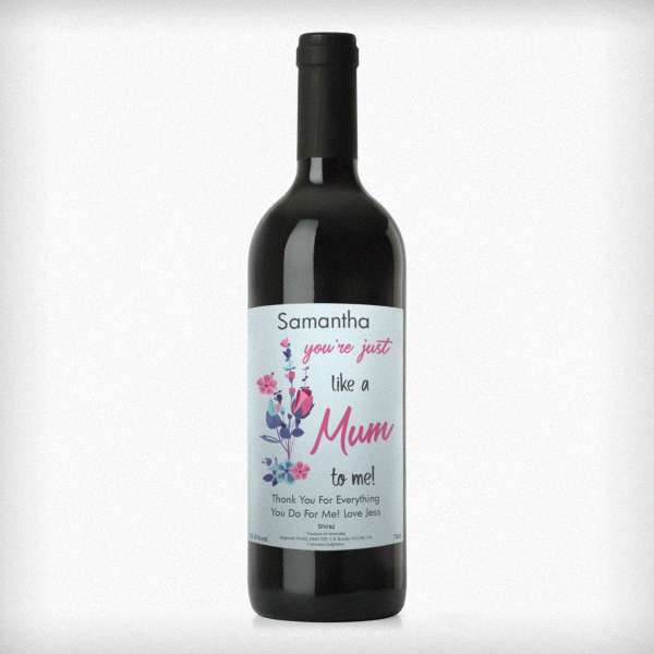 Modal Additional Images for Personalised Just Like A Mum Red Wine