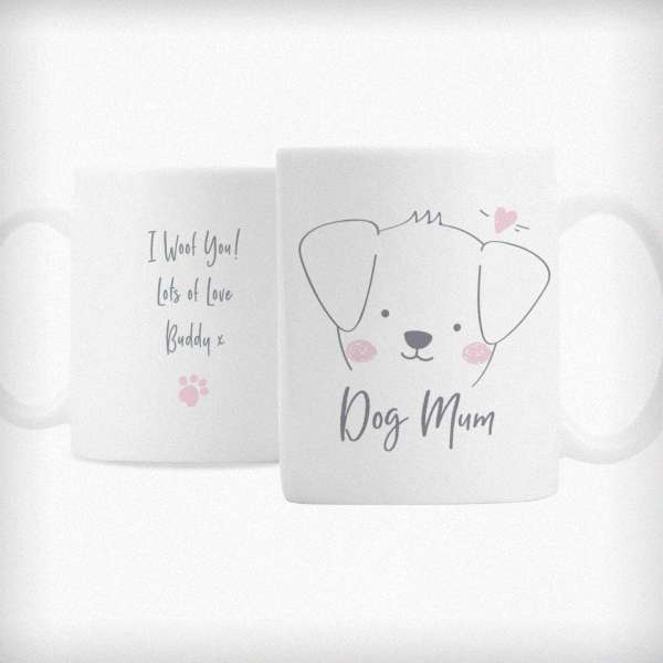 Modal Additional Images for Personalised Dog Mum Mug