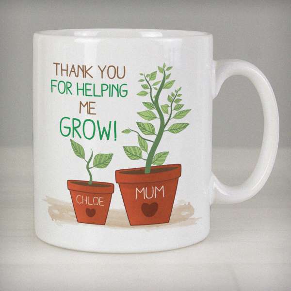 Modal Additional Images for Personalised Helping Me Grow Mug