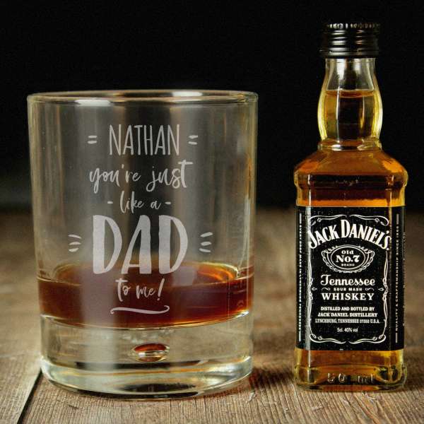 (image for) Personalised Just Like A Dad To Me Whisky Set - Click Image to Close