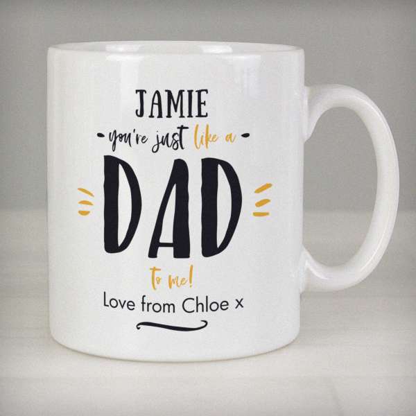 Modal Additional Images for Personalised Just Like A Dad Mug