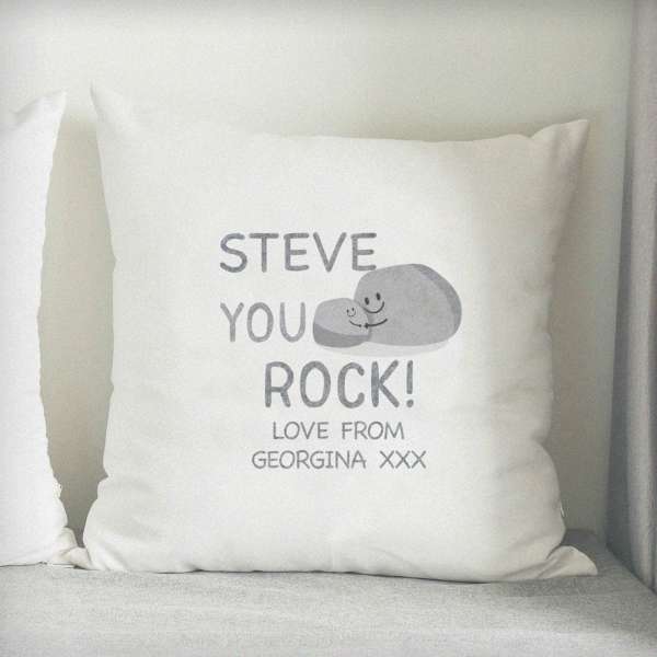 (image for) Personalised You Rock Cushion - Click Image to Close