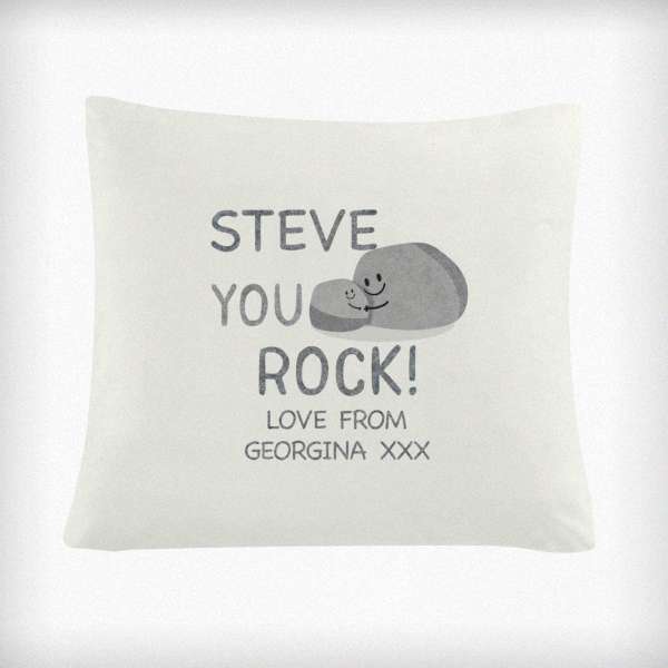 (image for) Personalised You Rock Cushion - Click Image to Close