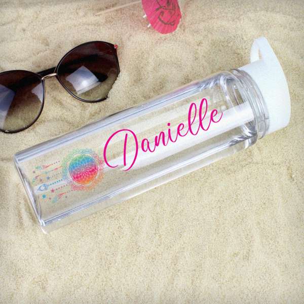 (image for) Personalised Dream Catcher Name Only Water Bottle - Click Image to Close