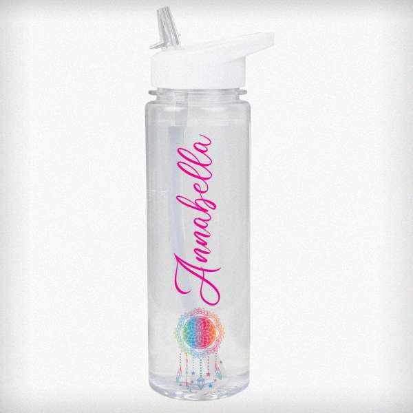 (image for) Personalised Dream Catcher Name Only Water Bottle - Click Image to Close