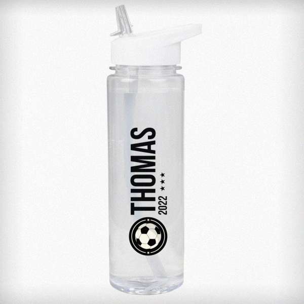 Modal Additional Images for Personalised Football Badge Water Bottle
