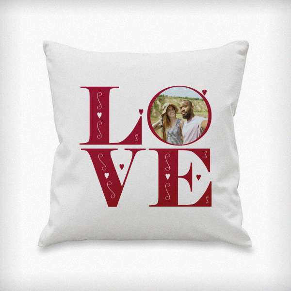 Modal Additional Images for Personalised LOVE Photo Upload Cushion