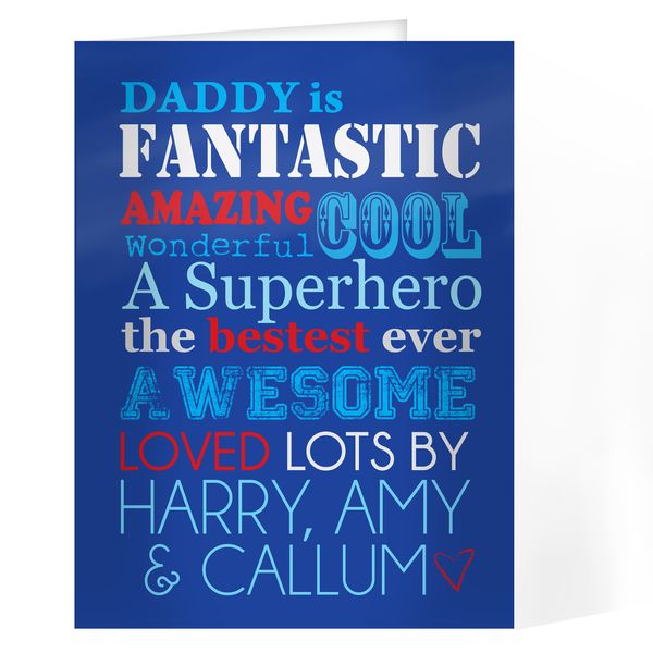 Modal Additional Images for Personalised He Is...Card