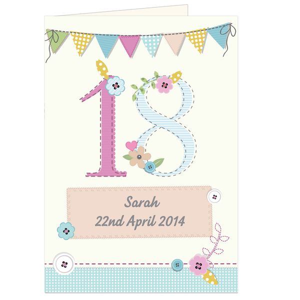 Modal Additional Images for Personalised Birthday Craft Card