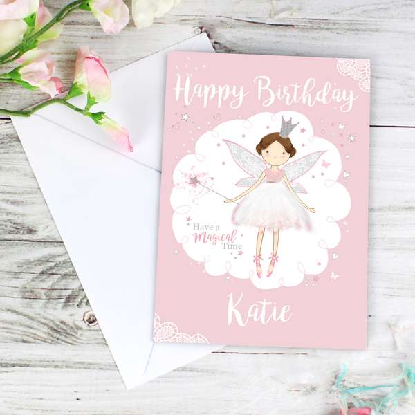(image for) Personalised Fairy Princess Card - Click Image to Close