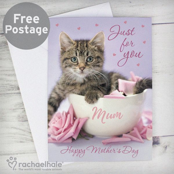 (image for) Rachael Hale 'Just for You' Kitten Card - Click Image to Close