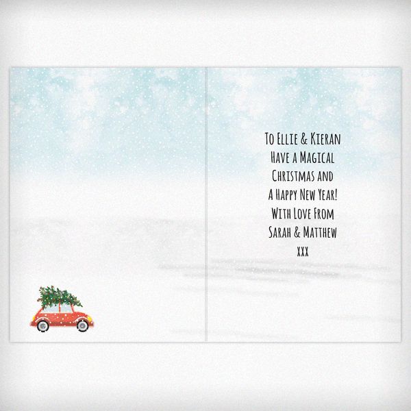 Modal Additional Images for Personalised 'Driving Home For Christmas'' Card