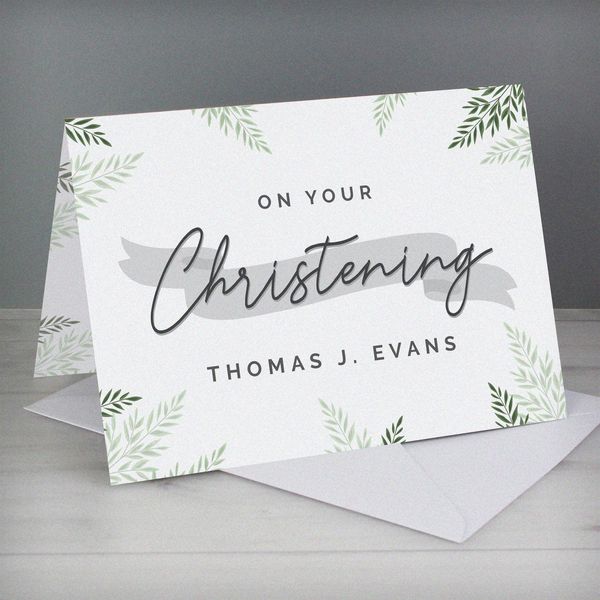 Modal Additional Images for Personalised Christening Card