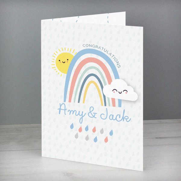 (image for) Personalised Baby Shower and New Baby Card - Click Image to Close