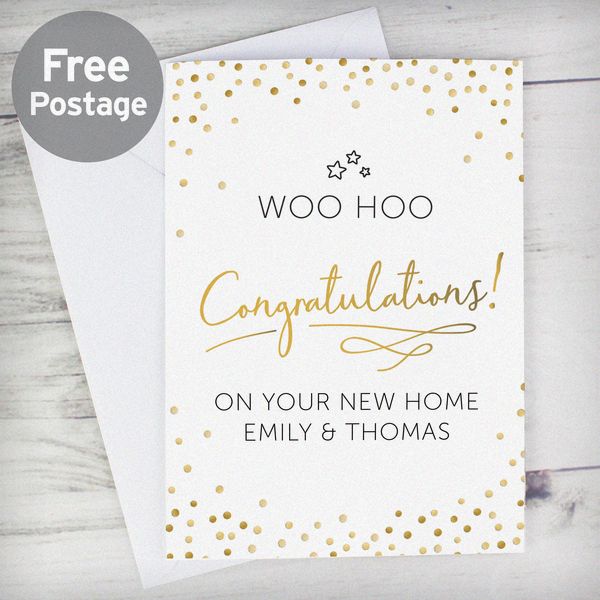 (image for) Personalised Congratulations Card - Click Image to Close