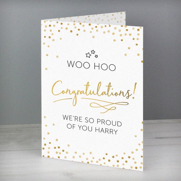 Modal Additional Images for Personalised Congratulations Card