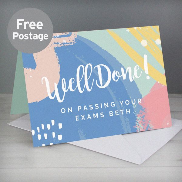 (image for) Personalised Well Done! Card - Click Image to Close