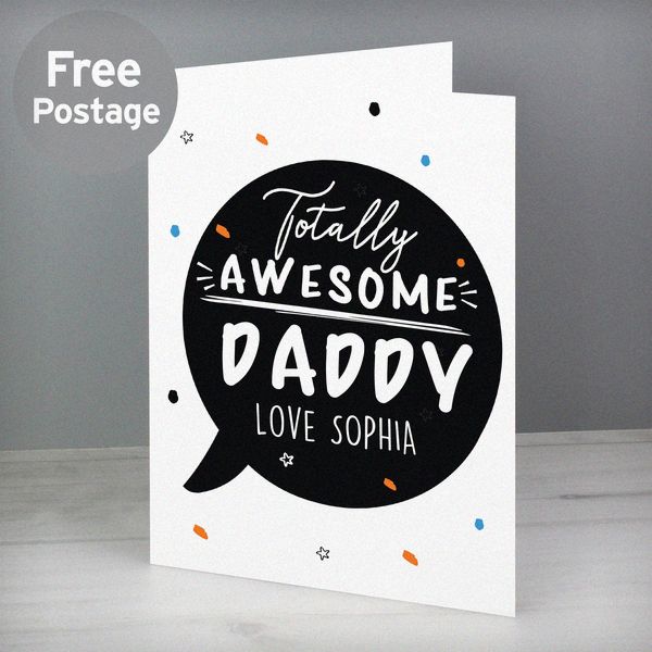 (image for) Personalised Totally Awesome Card