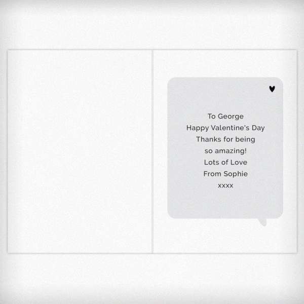 Modal Additional Images for Personalised Love You Photo Upload Greeting Card