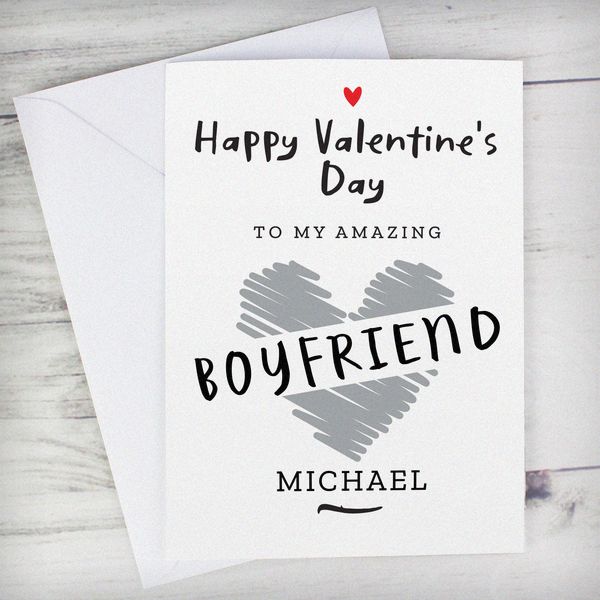 (image for) Personalised Happy Valentine's Day Card - Click Image to Close