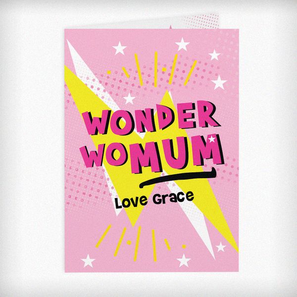 (image for) Personalised Wonder WoMum Card - Click Image to Close