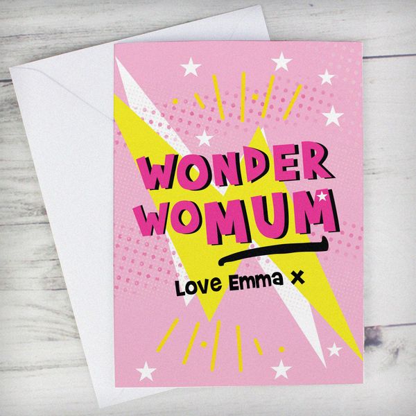 Modal Additional Images for Personalised Wonder WoMum Card