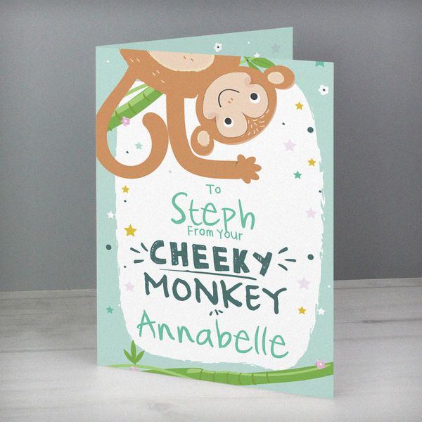 Modal Additional Images for Personalised From Your Cheeky Monkey Card