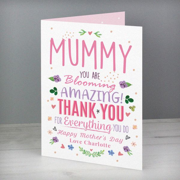 (image for) Personalised You Are Blooming Amazing Card - Click Image to Close