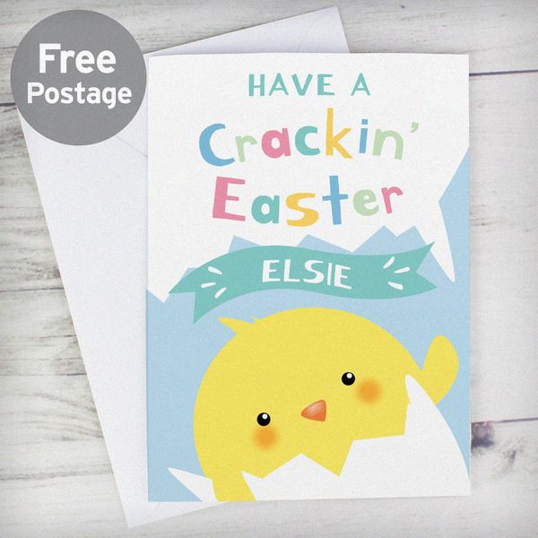 (image for) Personalised Have A Cracking Easter Card - Click Image to Close