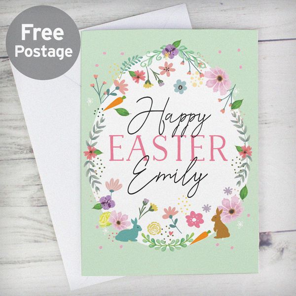 (image for) Personalised Easter Springtime Card - Click Image to Close