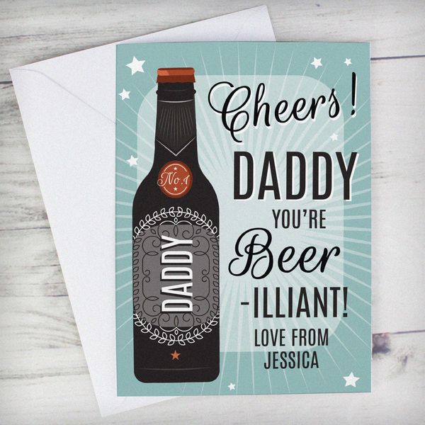 (image for) Personalised Beer-illiant Card - Click Image to Close