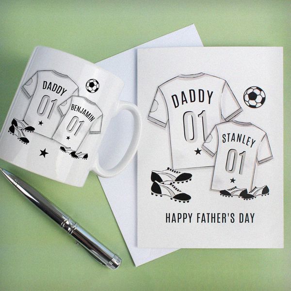 Modal Additional Images for Personalised Football Mini Me Card
