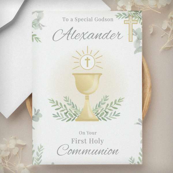 (image for) Personalised First Holy Communion Card - Click Image to Close