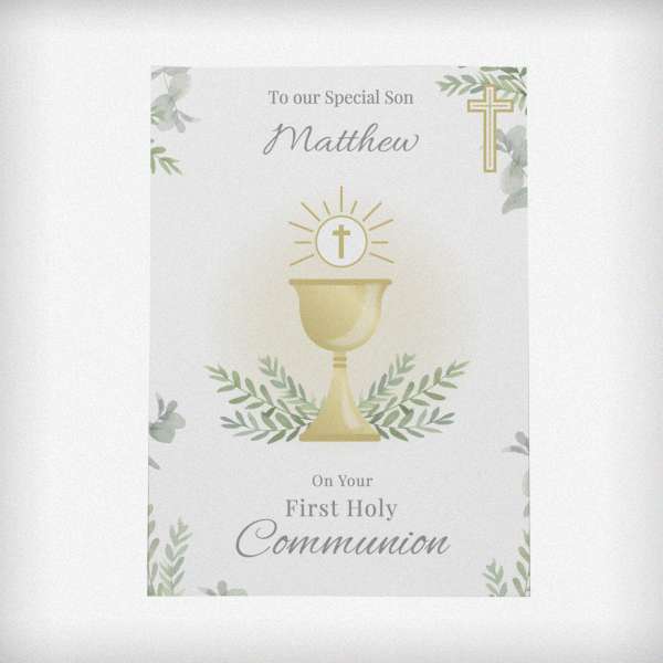Modal Additional Images for Personalised First Holy Communion Card