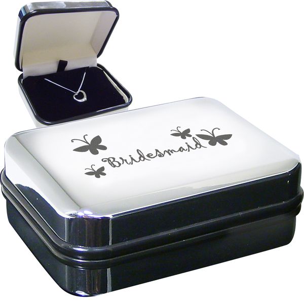 (image for) Bridesmaid Heart Necklace Box - Click Image to Close