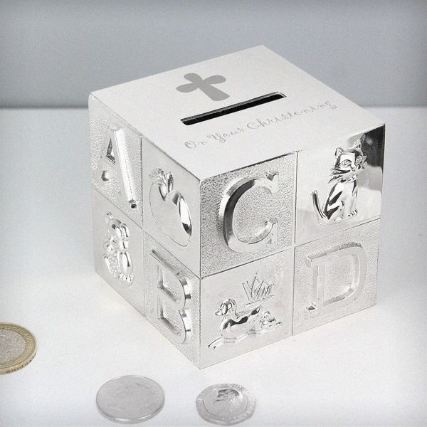 (image for) Christening ABC Money Box - Click Image to Close