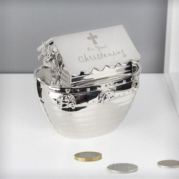 (image for) Christening Noahs Ark Money Box - Click Image to Close